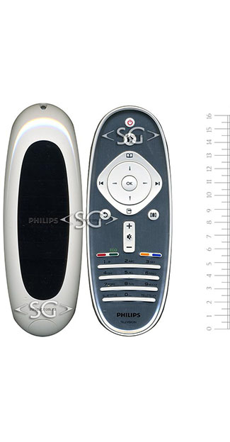 Пульт дистанционного управления для PHILIPS 2422 549 90285, RC4500 на солнечной батарейке для TV Phillips 42PFL6805H/60 /orig./